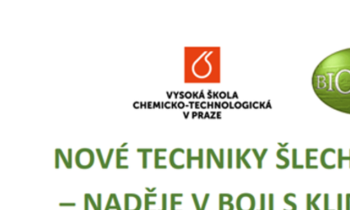 Konference Nové techniky šlechtění (NBT) – naděje v boji s klimatickou změnou